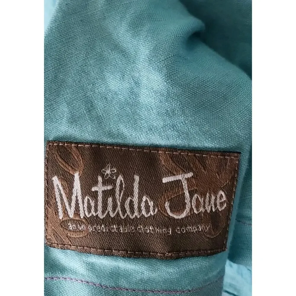 Matilda Jane Wrapped Up Dress Girls Paint by Numbers Bow Detail Size 8